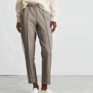 Everlane Dream Pant in Taupe Stripe